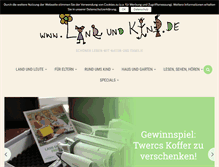 Tablet Screenshot of land-und-kind.de